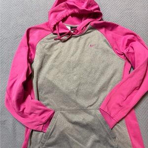 Nike Fuchsia and Taupe Hoodie